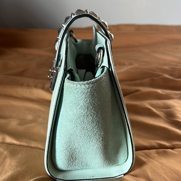 Mario Valentino Kiki Cross Body Bag Mint Color - Picture 10 of 11